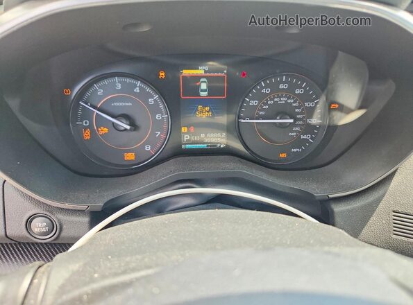 JF2GTAEC5M8300222 2021 SUBARU CROSSTREK Gray Instrument cluster view