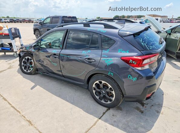 JF2GTAEC5M8300222 2021 SUBARU CROSSTREK Gray Rear left