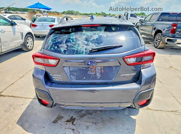 JF2GTAEC5M8300222 2021 SUBARU CROSSTREK Gray Rear view
