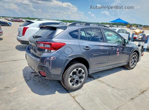 JF2GTAEC5M8300222 2021 SUBARU CROSSTREK Gray Rear right