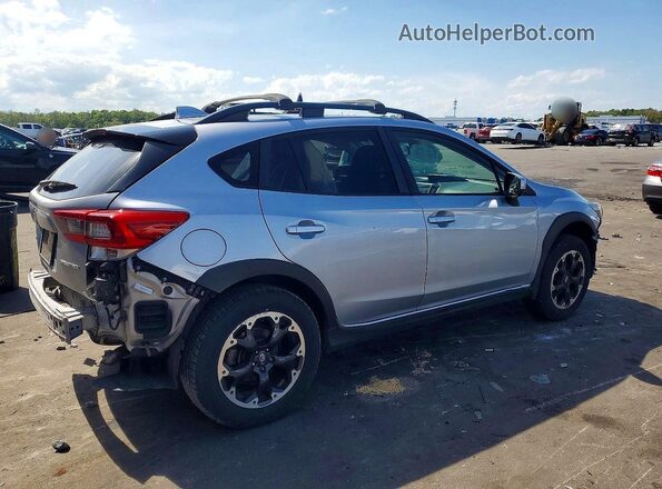 JF2GTAEC6M8334220 2021 SUBARU CROSSTREK Silver უკანა მარჯვენა