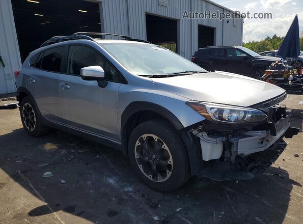 JF2GTAEC6M8334220 2021 SUBARU CROSSTREK Silver წინა მარჯვენა