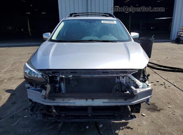 JF2GTAEC6M8334220 2021 SUBARU CROSSTREK Silver წინა ხედი