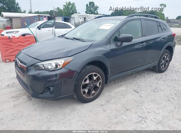 JF2GTAEC7K8378336 2019 SUBARU CROSSTREK Gray წინა მარცხენა ხედი სამი მეოთხედიდან