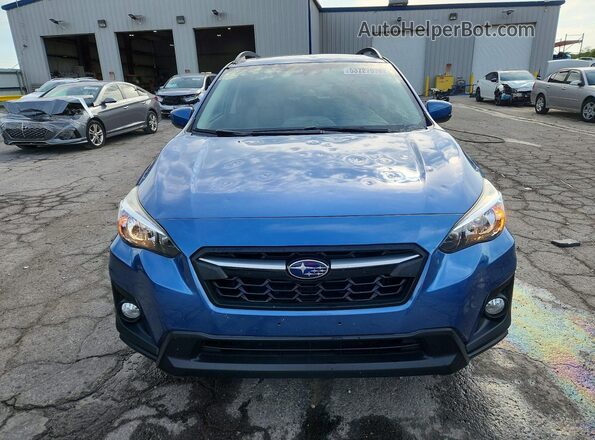 JF2GTAEC7LH258375 2020 SUBARU CROSSTREK Blue წინა ხედი