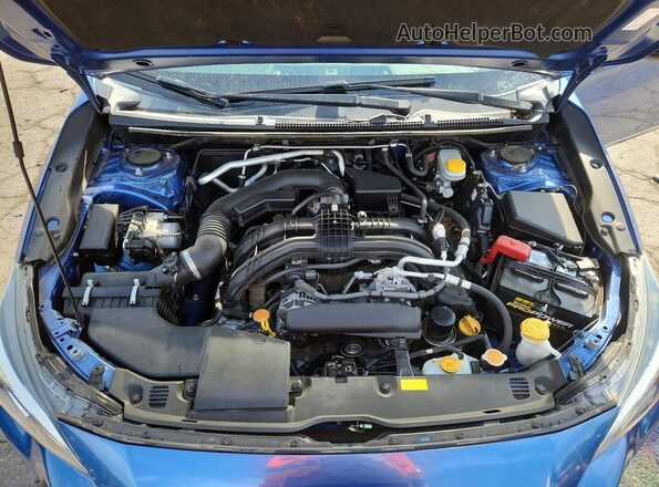 JF2GTAEC7LH258375 2020 SUBARU CROSSTREK Blue ძრავის განყოფილების ხედი