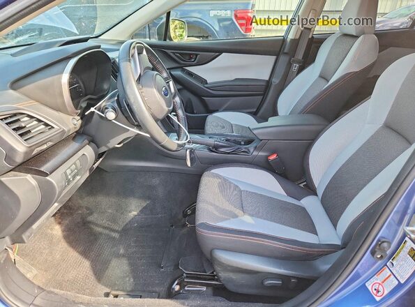 JF2GTAEC7LH258375 2020 SUBARU CROSSTREK Blue წინა სალონის ხედი