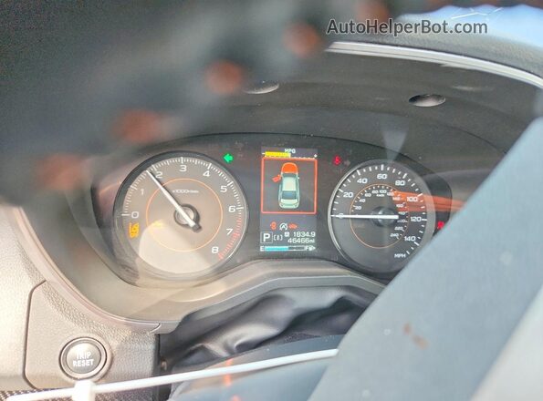 JF2GTAEC7LH258375 2020 SUBARU CROSSTREK Blue ხელსაწყოთა პანელის ხედი