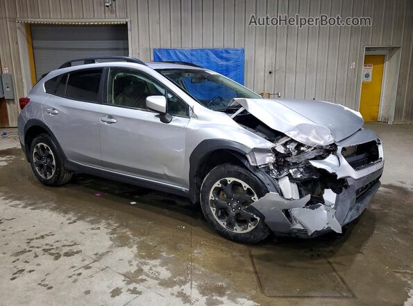 JF2GTAEC7MH231498 2021 SUBARU CROSSTREK Серый Передняя правая четверть