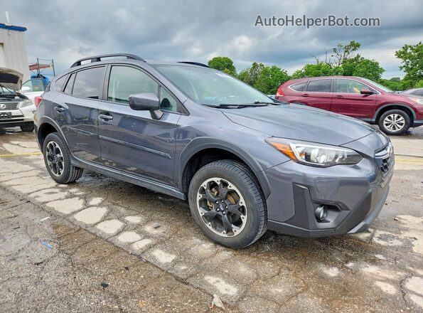 JF2GTAEC7NH213522 2022 SUBARU CROSSTREK Gray Передня права чверть