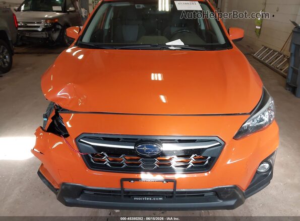JF2GTAEC8KH387448 2019 SUBARU CROSSTREK Orange Սարքավորումների վահանակի տեսք