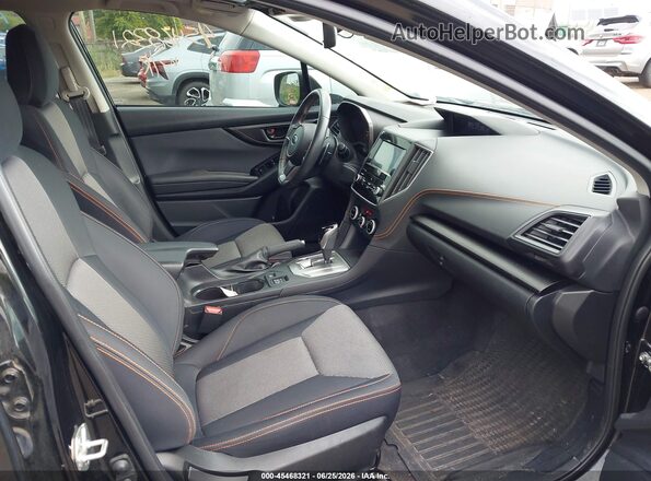JF2GTAEC8M8277356 2021 SUBARU CROSSTREK Black Front interior view