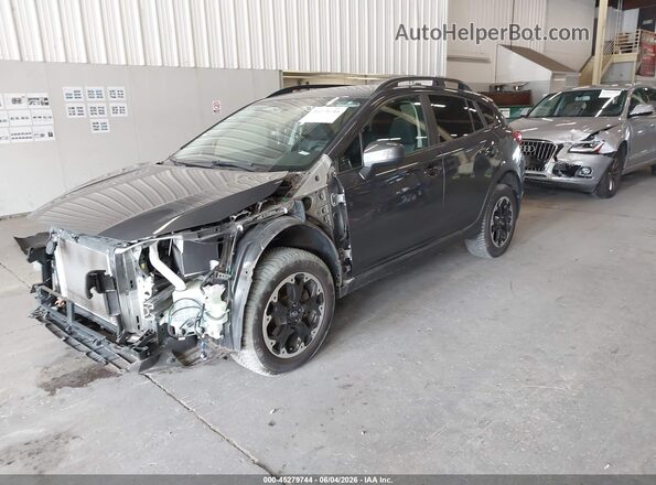 JF2GTAEC8M8280094 2021 SUBARU CROSSTREK Gray Vista tres cuartos delantera izquierda