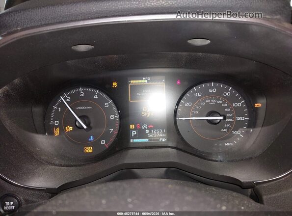 JF2GTAEC8M8280094 2021 SUBARU CROSSTREK Gray Vista de los asientos traseros