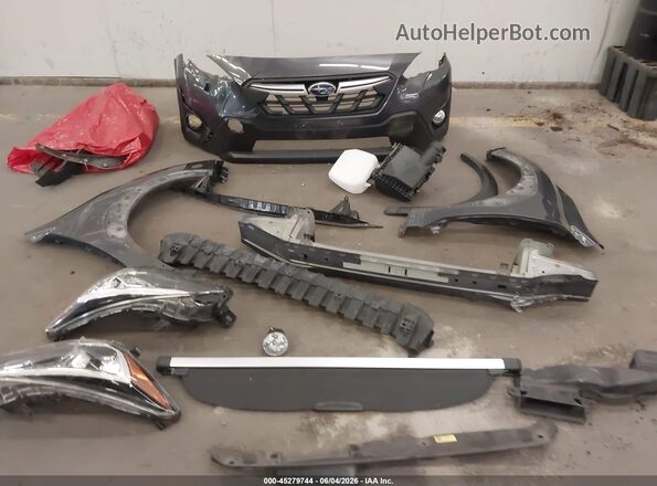 JF2GTAEC8M8280094 2021 SUBARU CROSSTREK Gray Vista del cuadro de instrumentos