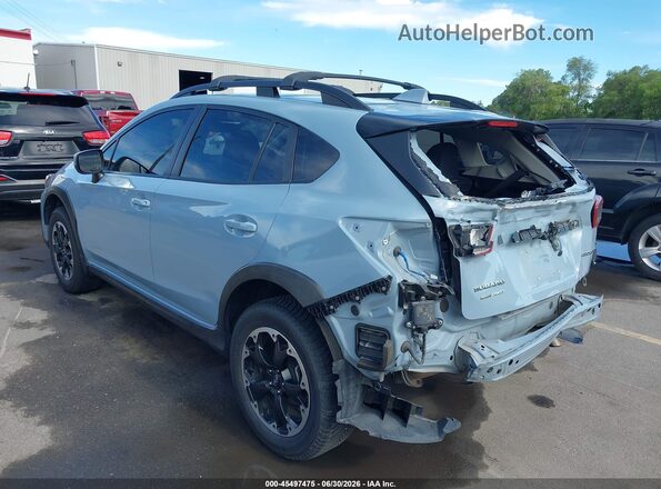 JF2GTAEC8M8298045 2021 SUBARU CROSSTREK Light Blue უკანა მარცხენა