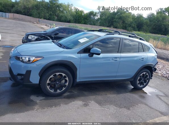 JF2GTAEC8M8298045 2021 SUBARU CROSSTREK Light Blue 