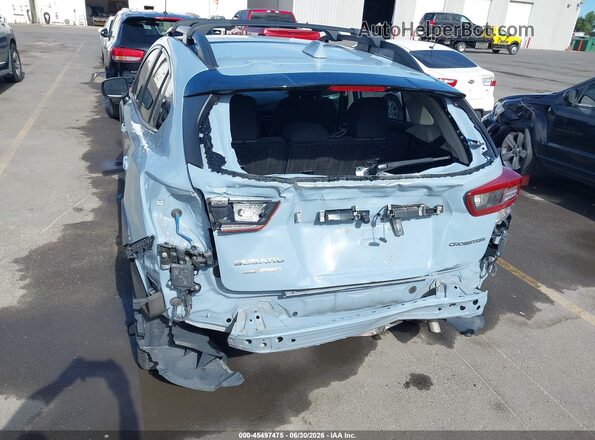 JF2GTAEC8M8298045 2021 SUBARU CROSSTREK Light Blue წინა ხედი