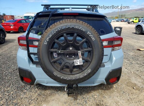 JF2GTAEC9M8232121 2021 SUBARU CROSSTREK Blue Հետևի տեսք