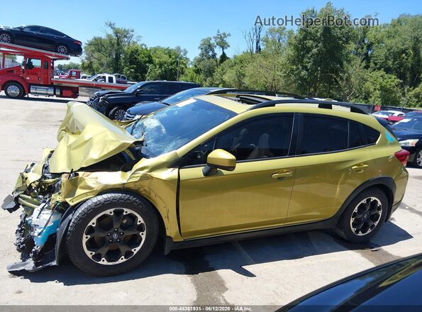 JF2GTAEC9MH326290 2021 SUBARU CROSSTREK Green 