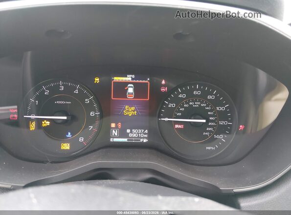 JF2GTAECXK8235350 2019 SUBARU CROSSTREK Черный Вид задних сидений