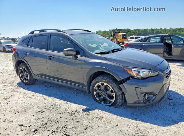 JF2GTAECXM8322121 2021 SUBARU CROSSTREK Серый Передняя правая четверть