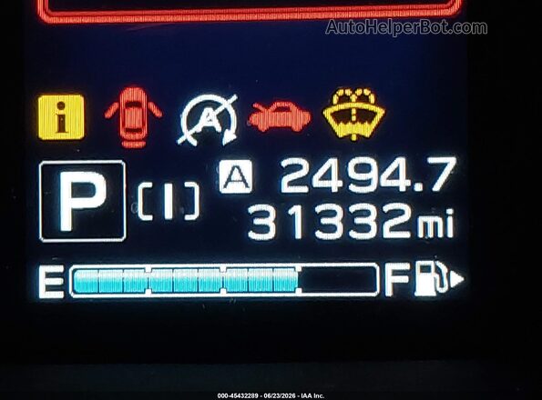 JF2GTAECXPH261731 2023 SUBARU CROSSTREK Белый 