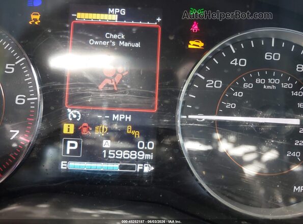 JF2GTAJC0JH210350 2018 SUBARU CROSSTREK Синий Вид задних сидений
