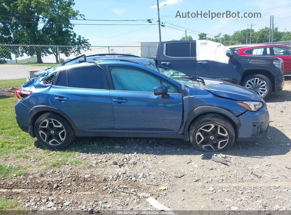 JF2GTAJC0JH210350 2018 SUBARU CROSSTREK Синий Вид задней части салона
