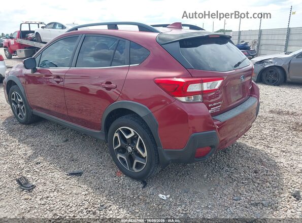 JF2GTAJC1J8329055 2018 SUBARU CROSSTREK Burgundy Rear left