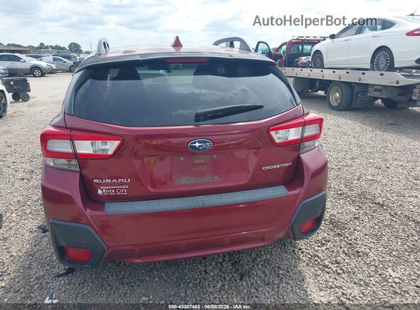 JF2GTAJC1J8329055 2018 SUBARU CROSSTREK Burgundy 