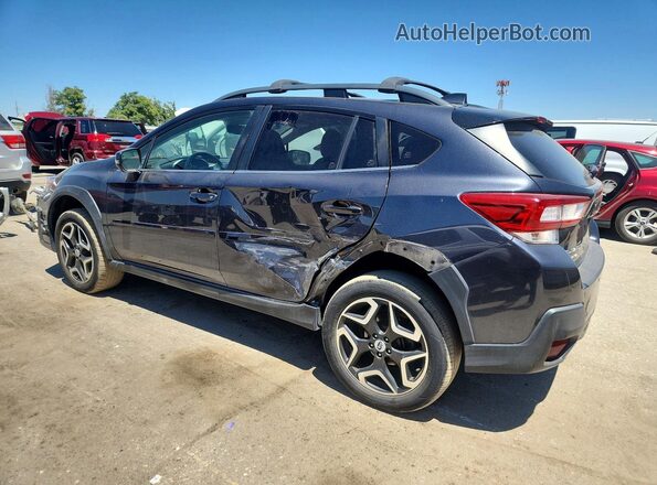 JF2GTALC0JH308968 2018 SUBARU CROSSTREK Black Հետևի ձախ