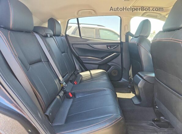 JF2GTALC0JH308968 2018 SUBARU CROSSTREK Black Հետևի նստատեղերի տեսք