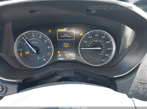 JF2GTALC2JH290666 2018 SUBARU CROSSTREK Silver Widok tylnych siedzeń