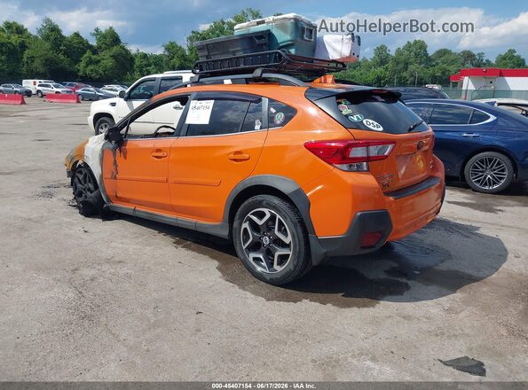 JF2GTALC3J8217810 2018 SUBARU CROSSTREK Orange Trasero izquierdo
