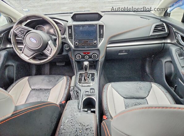 JF2GTALC6JH225738 2018 SUBARU CROSSTREK Gray Widok deski rozdzielczej