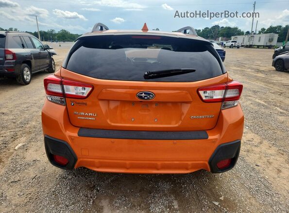 JF2GTALC7J8263169 2018 SUBARU CROSSTREK Orange Հետևի տեսք