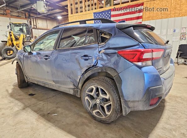 JF2GTALC8JH300827 2018 SUBARU CROSSTREK Blue Հետևի ձախ