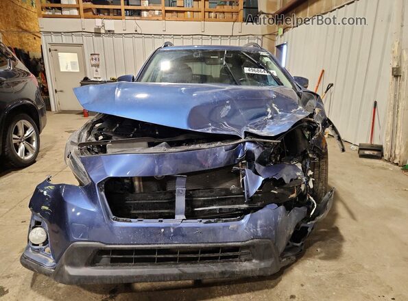 JF2GTALC8JH300827 2018 SUBARU CROSSTREK Blue Դիմացի տեսք