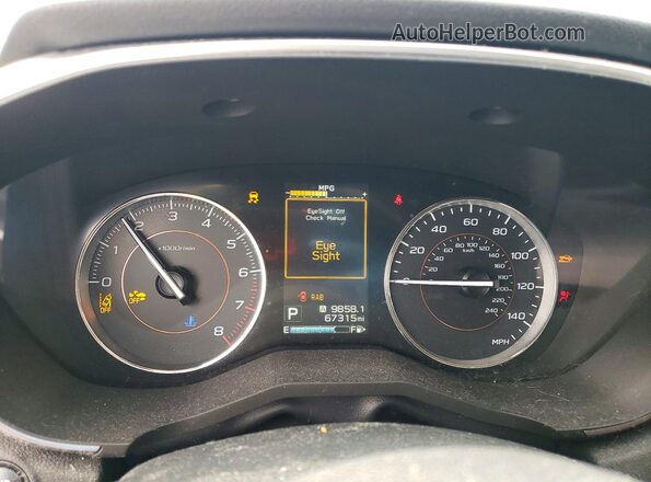 JF2GTAMC0K8384643 2019 SUBARU CROSSTREK Gray 