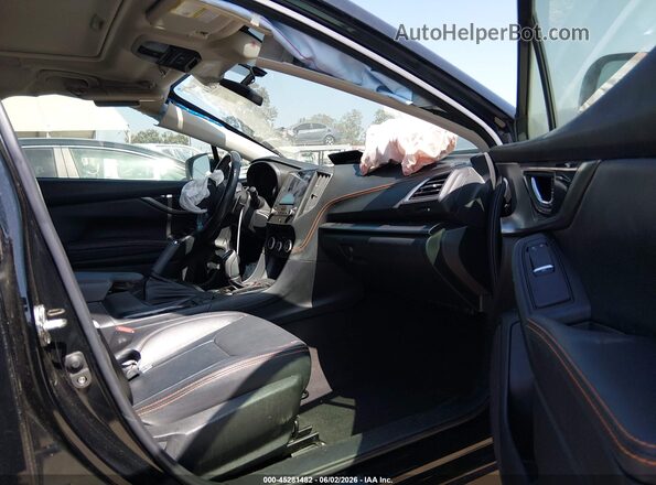 JF2GTAMC0L8272426 2020 SUBARU CROSSTREK Black Вид салону спереду