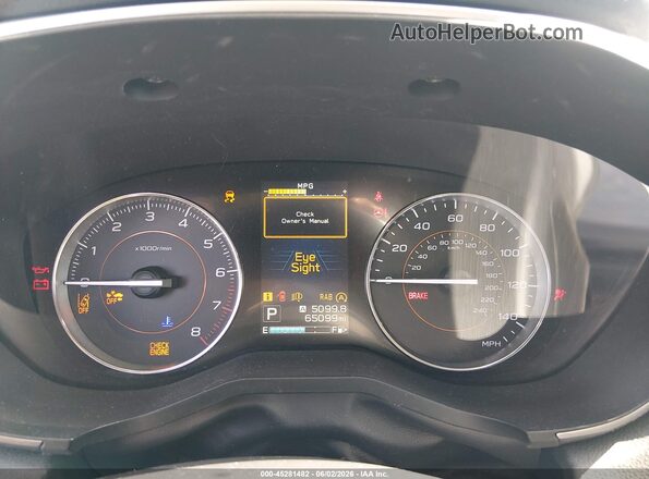 JF2GTAMC0L8272426 2020 SUBARU CROSSTREK Black Вид задніх сидінь