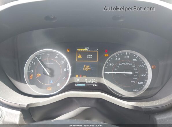 JF2GTAMC1J8280385 2018 SUBARU CROSSTREK White უკანა სავარძლების ხედი