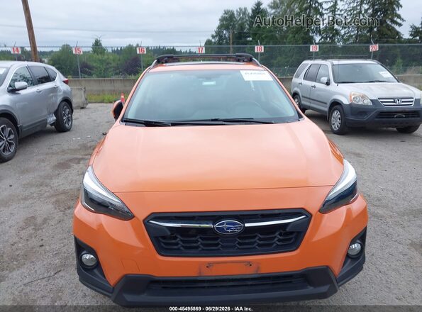 JF2GTAMC1K8238798 2019 SUBARU CROSSTREK Orange ხელსაწყოთა პანელის ხედი
