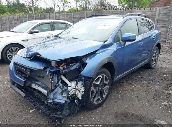 JF2GTAMC1K8283398 2019 SUBARU CROSSTREK Blue Przód lewy