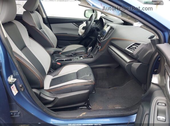 JF2GTAMC1K8283398 2019 SUBARU CROSSTREK Blue Widok wnętrza z przodu
