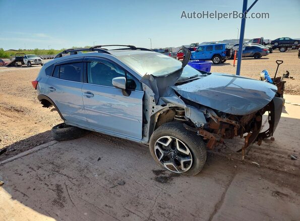 JF2GTAMC1KH351053 2019 SUBARU CROSSTREK Blue Передня права чверть