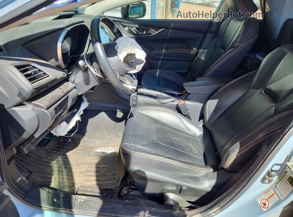 JF2GTAMC1KH351053 2019 SUBARU CROSSTREK Blue Вид салону спереду