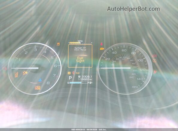 JF2GTAMC2J8290343 2018 SUBARU CROSSTREK Blue Rear seats view