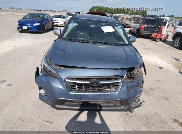 JF2GTAMC2J8290343 2018 SUBARU CROSSTREK Blue Front view